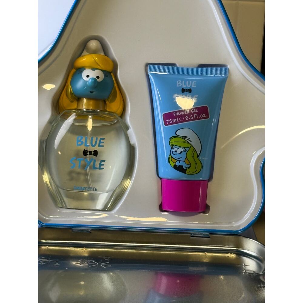First American Brands The Smurfs Blue Style Smurfette 3-Piece Gift Set - NEW